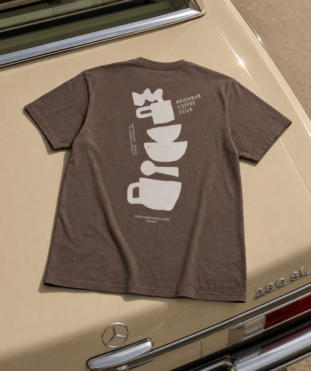 Coffee Club Stack Tee (Mocha)