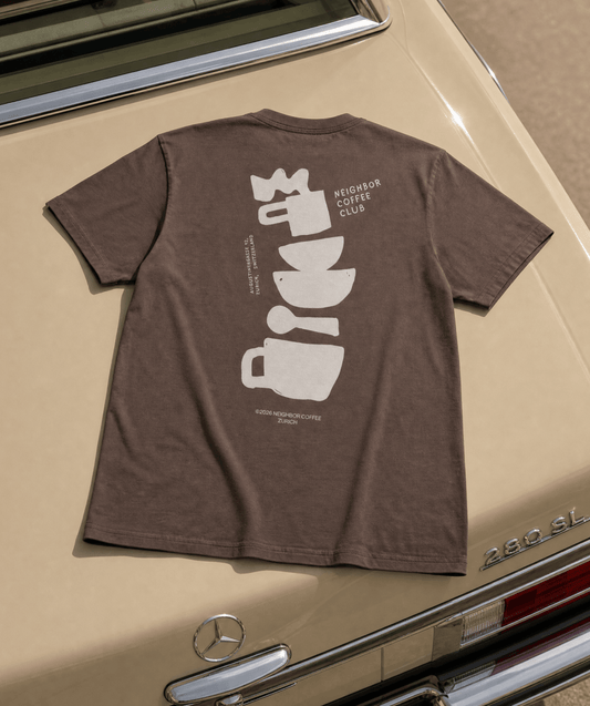 Coffee Club Stack Tee (Mocha)